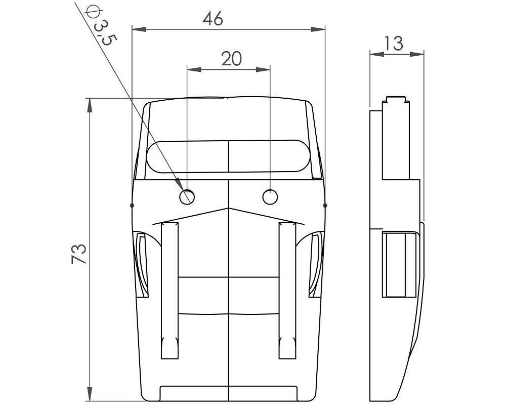 Wellis Spa Cover Replacement Clip with Built-In Combination Lock
