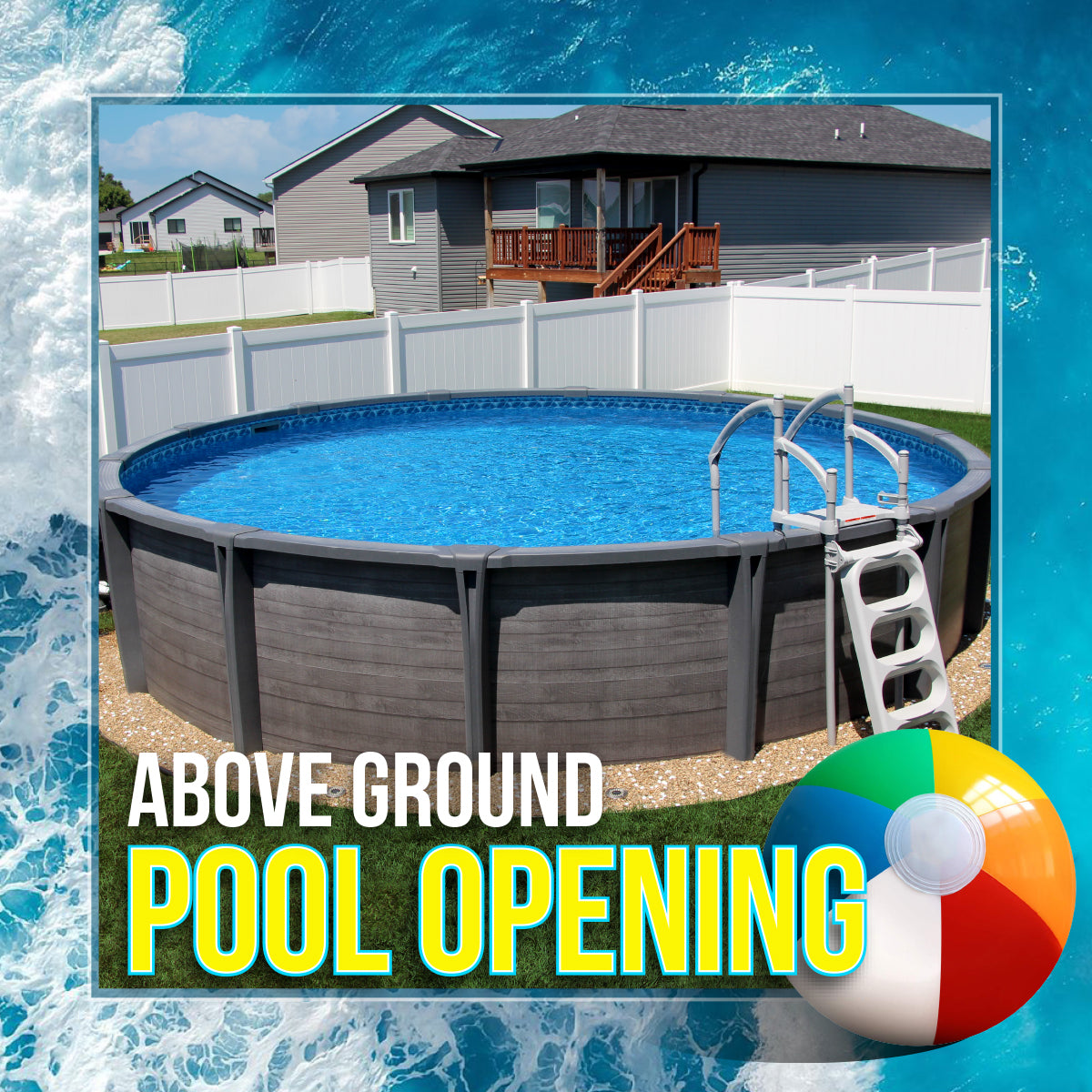 Above Ground Pool Opening & Start-Up Service
