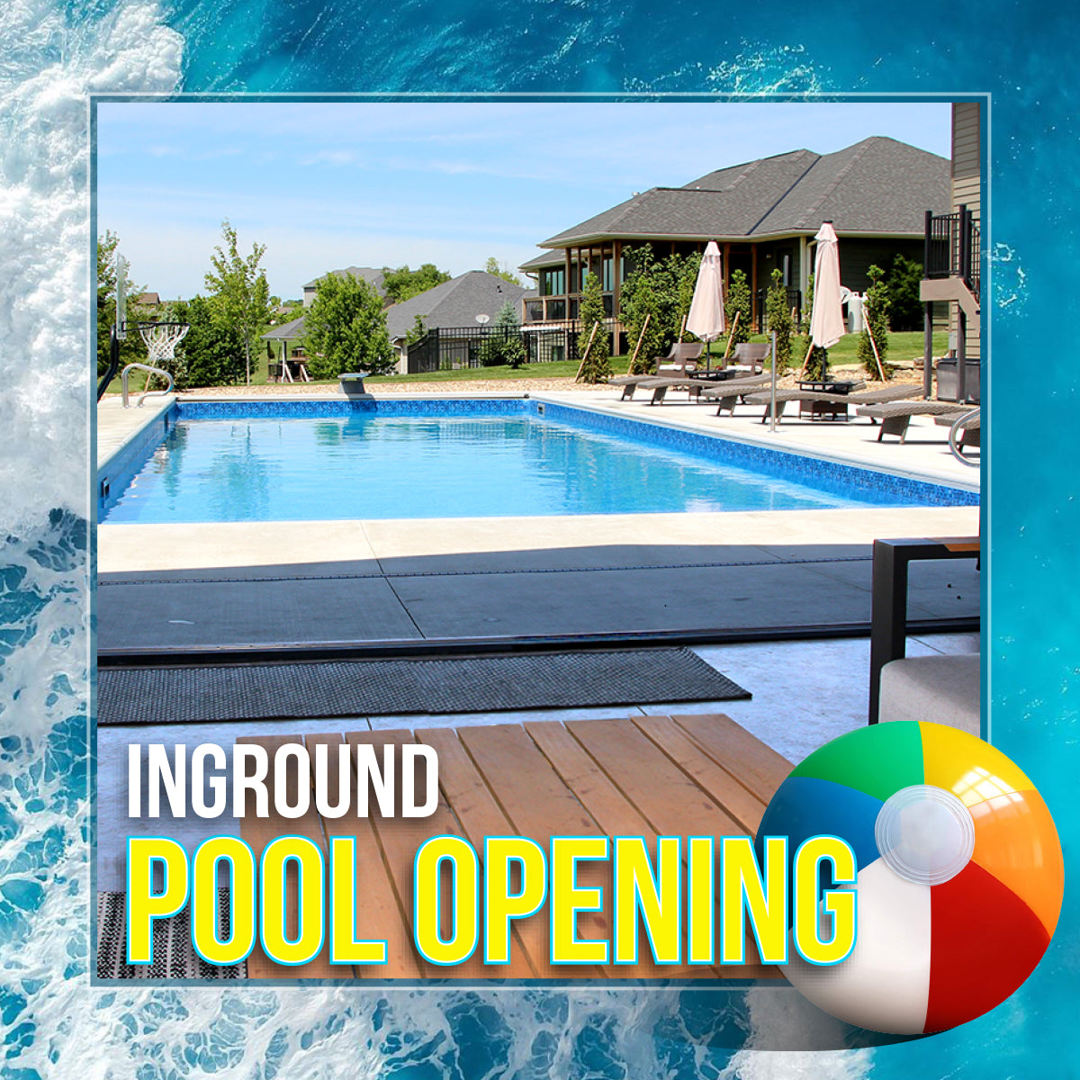 Inground Pool Opening & Start-Up Service