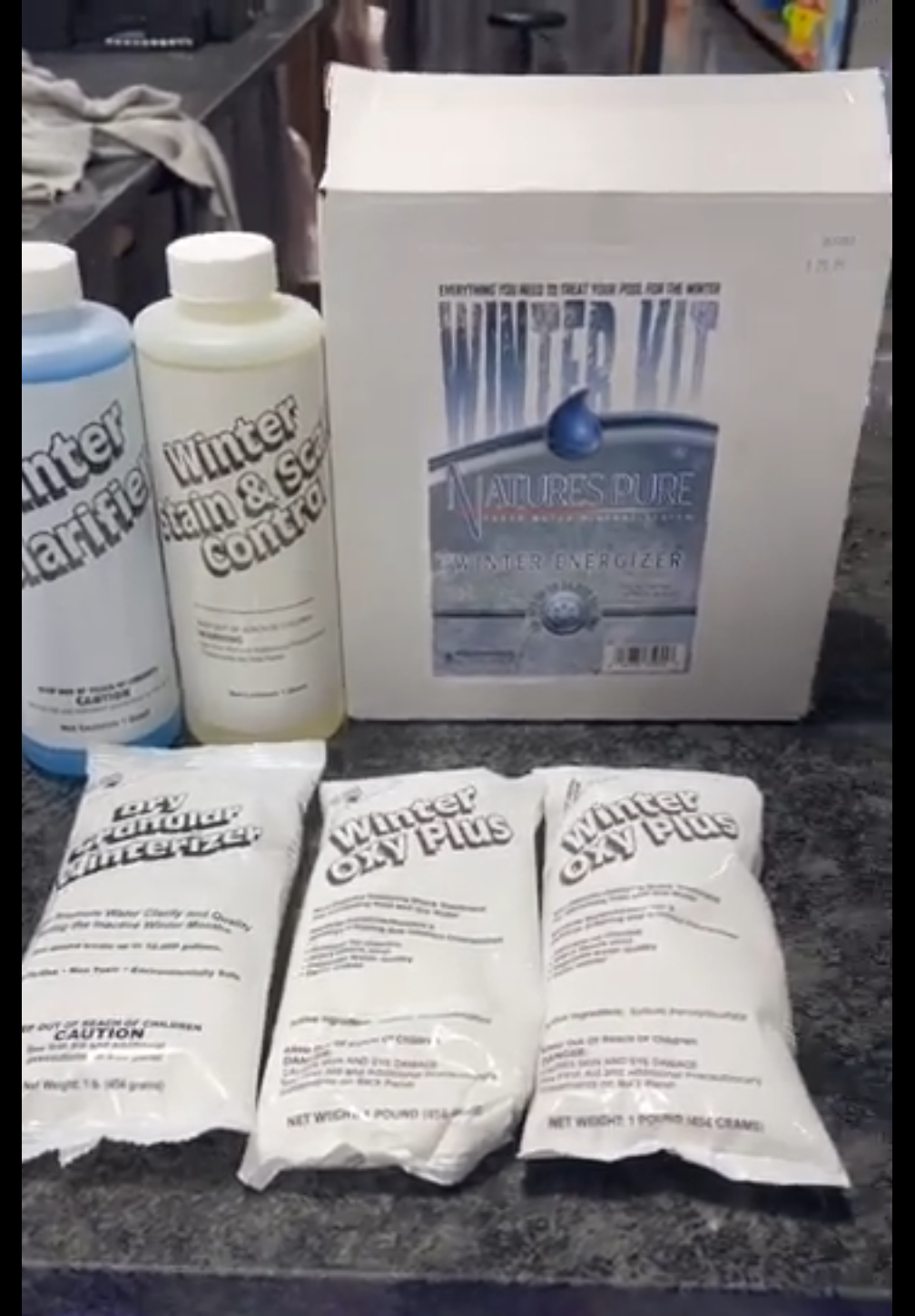 Nature’s Pure Winter Kit (24,000 Gal) – Complete Pool Winterizing Solution