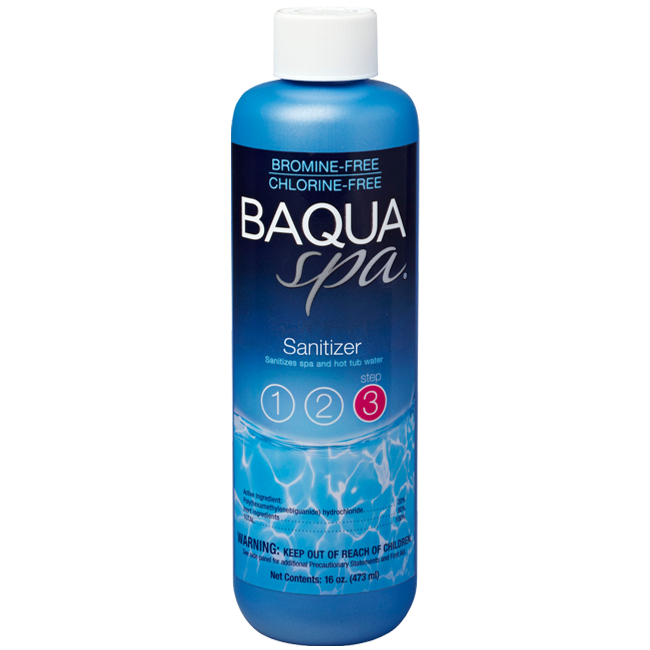 BAQUA Spa® Sanitizer with Stain & Scale Control – 16 fl oz Chlorine-Free Spa Treatment