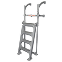 Innovaplas 6003 Step-In Pool Ladder – Dark Gray, Secure & Stable Above-Ground Pool Entry
