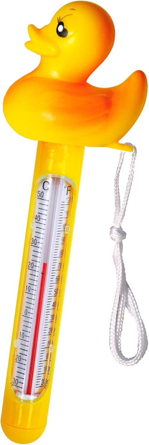 Swimline HydroTools 9230 Soft Top Duck Floating Pool & Spa Thermometer