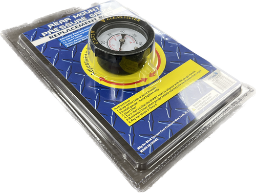 Blue Torrent Rear Mount Pressure Gauge – AC 76473, 1/4" NPT, 0–60 PSI