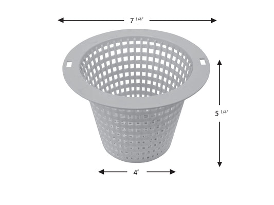 AC-93378 Extra Deep Skimmer Basket – 7-1/4" Top Diameter x 5-1/4" Deep – Fits Hydromatic BS-202PNS