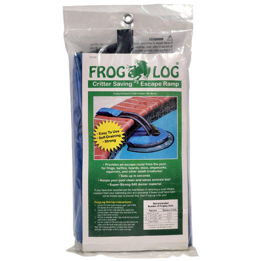 Frog Log™ – Pool Escape Ramp for Frogs, Critters & Small Animals