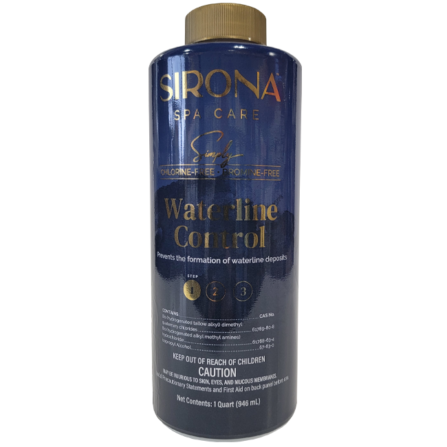 Sirona Simply Waterline Control - 32 Oz Spa & Hot Tub Cleaner For Deposit Prevention